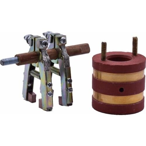 2 Way Slip Ring Carbon Brush Holder Brush Conductive Ring Inner Diameter 20MM 22mm 25MM Matching