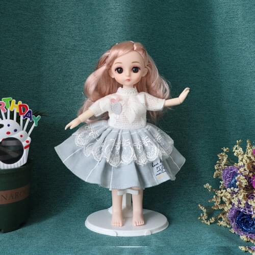 30 Cm Doll Clothes Suit Doll Exquisite Party Dress 1/6 Doll Accessories Summer Clothes Skirt for Girls Gift Toys