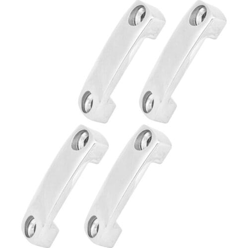 4Pcs Boat Fender Lock Eye Strap Loop Tie Down Anchor Rope Yacht Deck Fitting 316 Stainless Steel Boat Accessories Marine