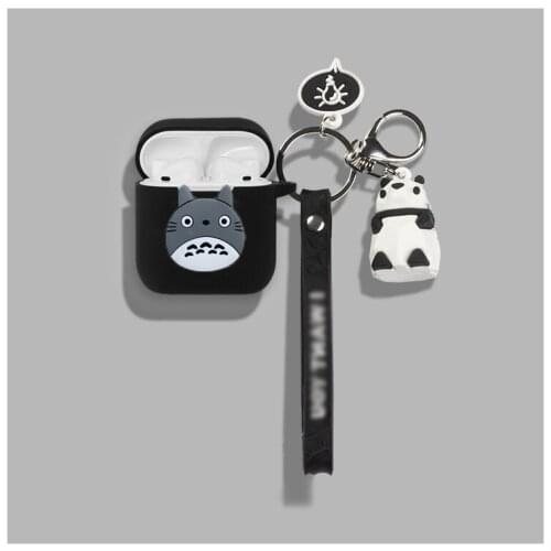 Fundas For QCY T8 T8S Case Cartoon Panda/dog Animal Protection Earphone Cover For Qcyt10 T 8s T 10 T11 Cover Coque soft case