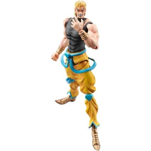 Anime Jojos Bizarre Adventure Dio Brando Anime Action Figure Collectible Model 15.5Cm Hand-Made Model Decoration Doll Toy Gift