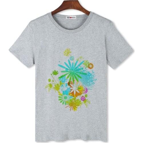 BGtomato Flowers printing t-shirt for men casual top tees cheap sale beautiful summer shirts comfortable casual tshirts