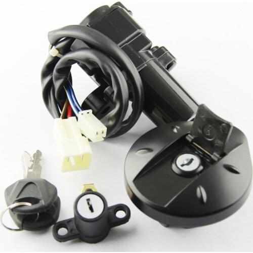 Motorcycle Ignition Switch Kit Assembly Fuel Gas Cap Tank Cover With 2 Keys For Yamaha XT660 XT660R XT660X Motor Accessories