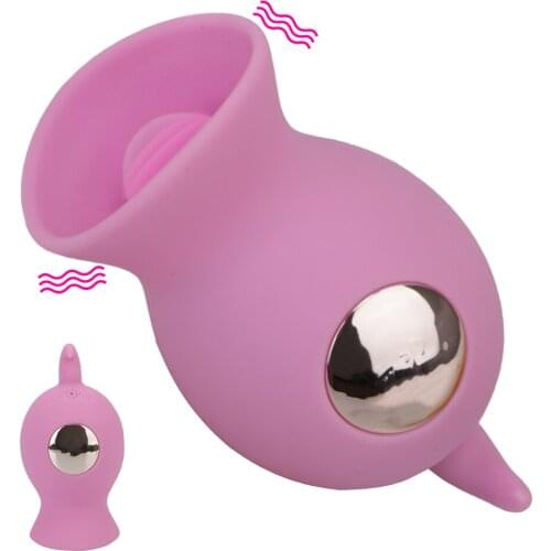 Mini Sucking Tongue Vibrator Vagina Massage Clitoris Nipple Stimulation Oral Sucker Female Masturbator Sex Toys For Women