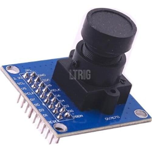 LTRIG custom 1Pcs OV7670 camera module Supports VGA CIF auto exposure control display active size 640X480