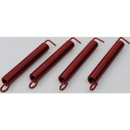 Guyker Guitar Tremolo Bridge Springs(Set of 4) Replacement for Strat ST FR Style Precision Instruments Red