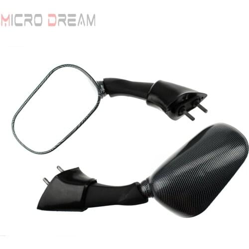 Motorcycle Rear View Mirrors Carbon & Black Side Mirror for Yamaha FJR 1300 FJR1300 2003 2004 2005