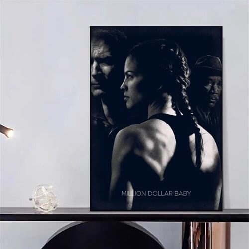 Canvas Print Black and White Painting Wall Art Posters Movie Characters Modular Cuadros Home Decor Picture Living Room No Frame