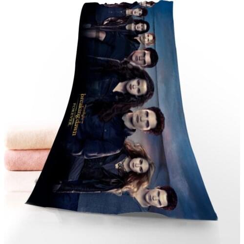 New Custom Twilight Towel Printed Cotton Face/Bath Towels Microfiber Fabric For Kids Men Women Shower Towels 70X140cm