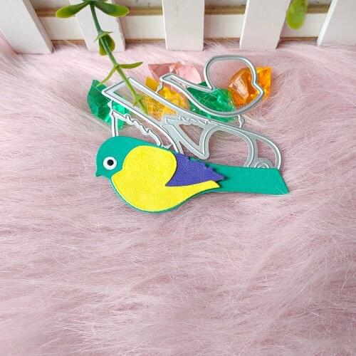 New Thrush Bird Metal Cutting Dies Decorative DIY Scrapbooking Steel Craft Die Cut Embossing Paper Cards Stencils