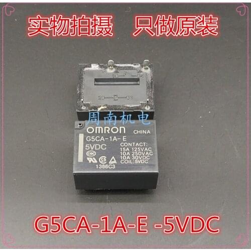 5Pcs/Lot Signal Relay G5Ca-1A-E-5Vdc 4Pin 10A 5V New And Original