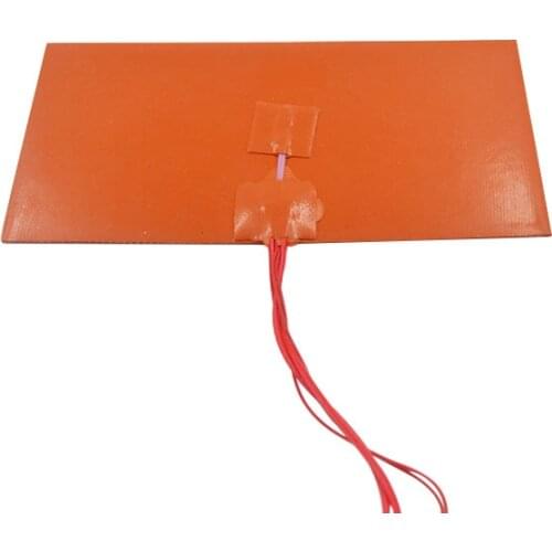 Silicone heating pad heater 150mmx200mm for 3d printer heat bed