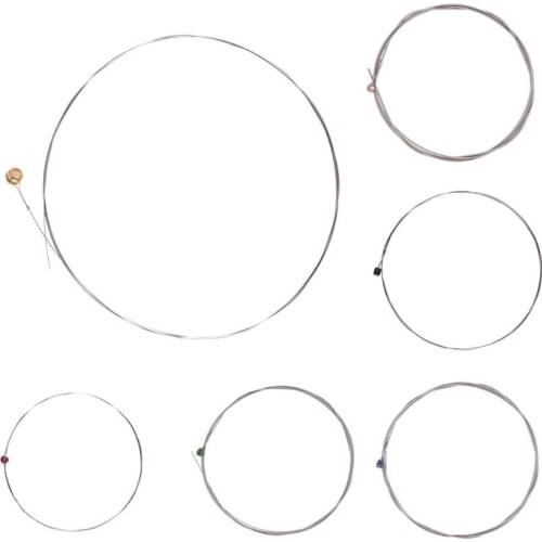Hexagonal Carbon Steel Guitar Strings 1-6 Series 009 to 042 inch Universal Single Guitar String for Electric Guitar Accessories
