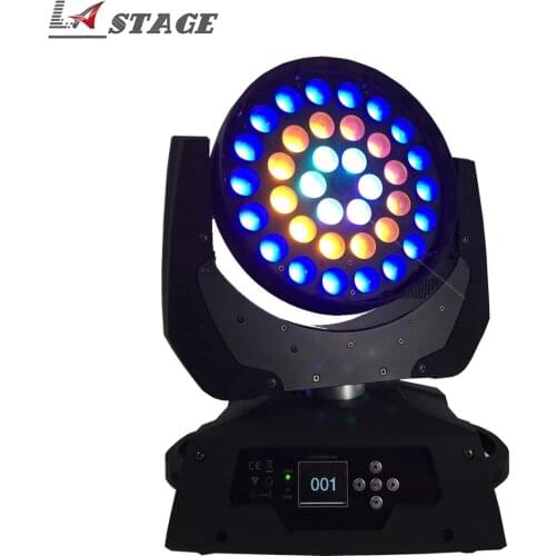 Free Shipping Led Moving Head Rgbwa Uv 6in1 Wash Light 36x18w Moving Head Light 6in1 Color Moving Head Zoom