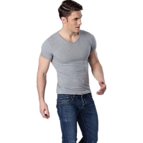 TangWindVisual Men's Plain T-shirts