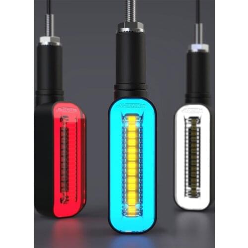 Universal LED 12V Waterproof Motorcycle Turn Signals Motorcycle Light Stop Signal Arrows Motorcycle Flasher Indicator Blinker