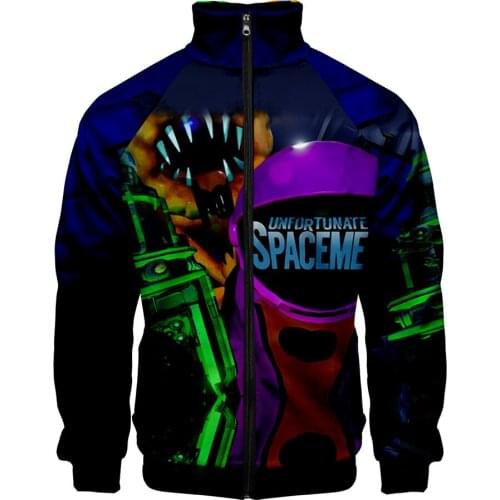 New unfortunate spacemen Jacket Men/Women Comics Pocket Windbreaker 3D Printed Casual Street Jacket Autumn Spring Clothing