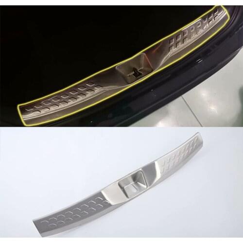 Stainless steel Exterior Rear bumper foot plate Decoration Strip Cover Trim 1PCS Car Styling For TOYOTA CH-R 2018