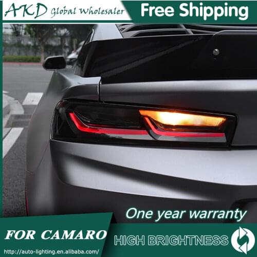 For Car Chevrolet Camaro Tail Lamp 2015-2019 Led Fog Lights DRL Day Running Light Tuning Car Accessories Camaro Tail Lights