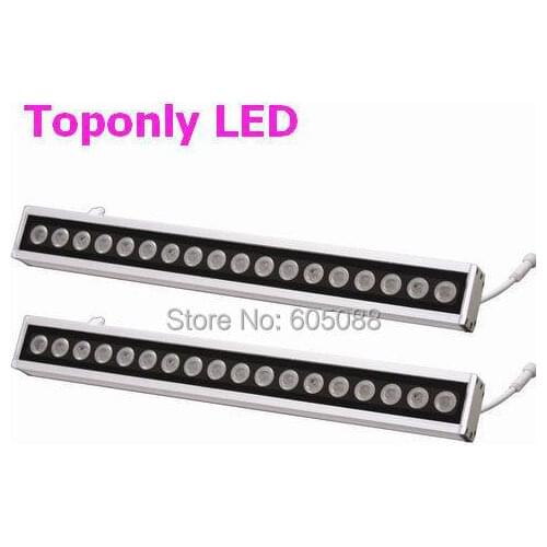 0.5m linear DC24v IP65 waterproof 18pcs Cree XPE led projection lighting R/G/B/W/Y/RGB colors led wall washer landscape lamps