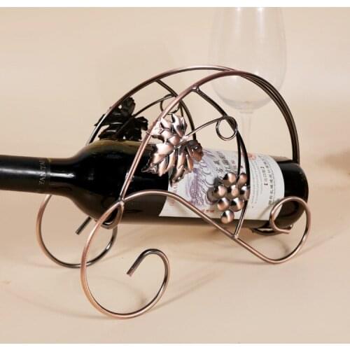 1PC New Iron metal frame Wine Holders Wine Bottle Rack Wine Racks Wine Glass Rack J2061