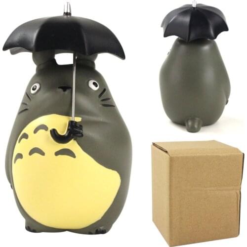 10.5cm Totoro Figure With Umbrella Toy New My Neighbor Totoro Action Doll Juguete Christmas Gift