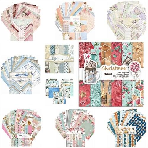 24 Sheets/set 6 Inch Cardstock Lovely Scrapbook Paper Pad Make DIY Cards Craft Decorate Origami Art Background Pattern Paper New