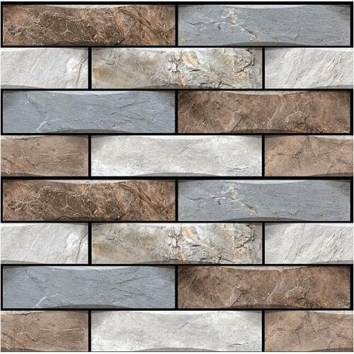 3D Brick Wallpaper Sticker for Living Room Bedroom TV Back Ground Self adhesive Wall Coving Waterproof DIY Foam Wall Sticker