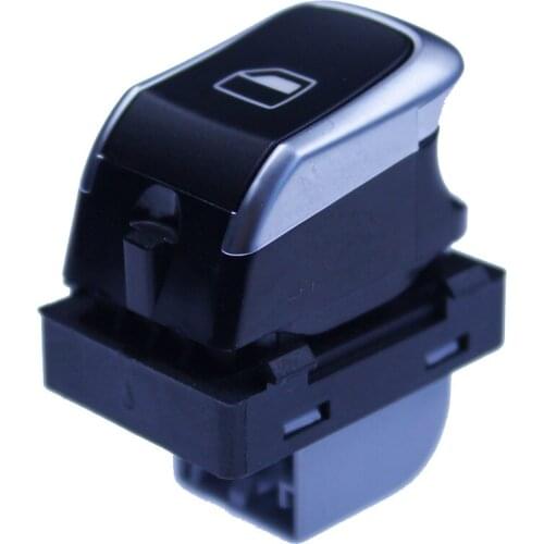 8KD959855A Chrome Car Window Galss Electric Control Switch Adjustment Button For A6 S6 A8 S8 RSQ3 RS6 RS7 A7 Q3