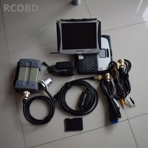 Mb star c3 with laptop CF19 TOUCH SCREEN with software ssd super speed all cables full set 2 years warranty
