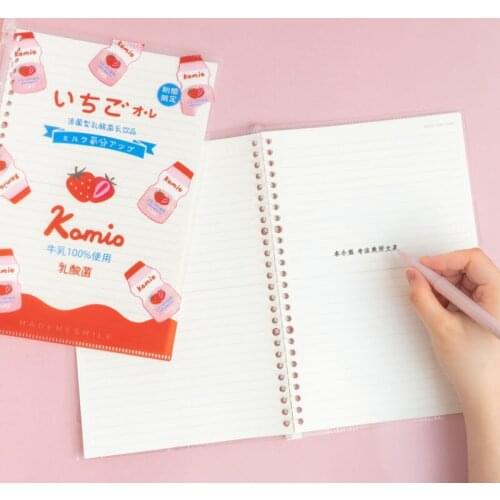 Diary Cute Notebooks Journals Cuaderno A5 B5 Binder Office Accessories Agenda Planner 2021 School Supplies Notepads Stationery