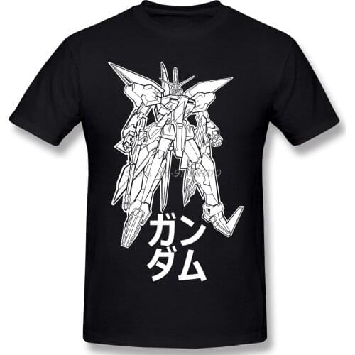 Men Comfort Gundam Japanese Military Science Fiction T-Shirt GUNDAM TShirt Men Cotton Tees Harajuku Streetwear