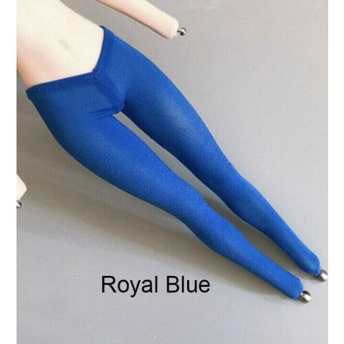 Royal Blue 1/12th Soldier Stretch Tights Model for 6" Female Body Figure