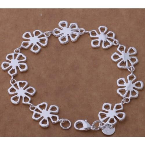 AH187 Hot sterling bracelet, sterling fashion jewelry All kao /anzajfga bcbajtia silver color