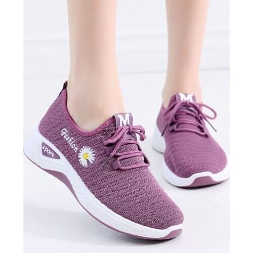 Hot Sale Womens Breathable Sneakers Fashion Flying Weaving Socks Shoes Sneakers Casual Shoes Student Running Shoes Sports Shoes