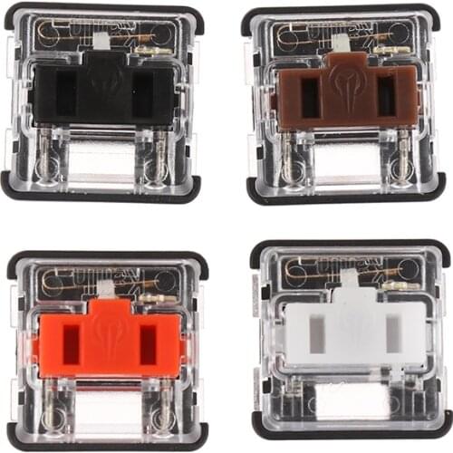 Kailh low profile Switch 1350 Chocolate Keyboard Switch RGB SMD kailh Mechanical Keyboard white stem clicky hand feeling