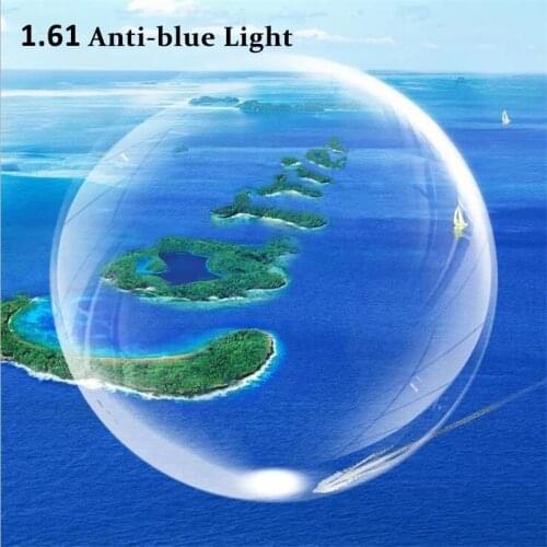 1.61 Blue Light Blocking Glasses Transparent Computer Glasses Astigmatism Myopia Reading Women Men Prescription Lens
