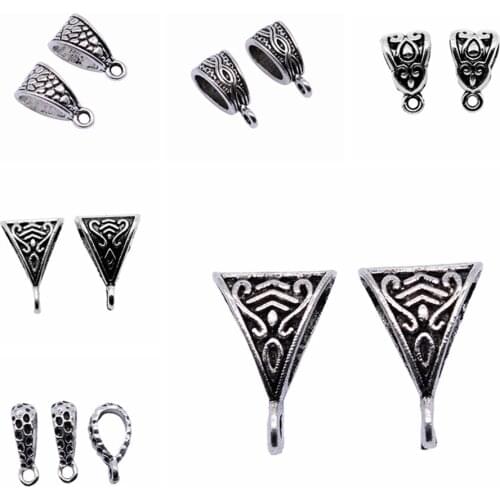 Wecharms bulk charms for jewelry making kit pendant diy jewelry accessories Bail Beads