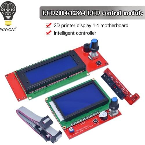3D printer smart controller RAMPS 1.4 LCD 12864 LCD control panel blue screen
