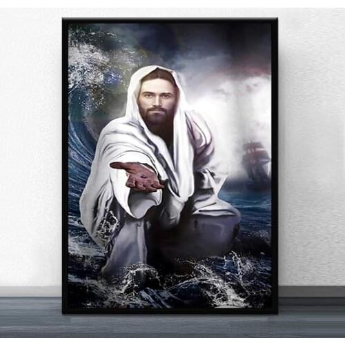 High Definition Printing: Character Classic Painting Jesus God Canvas Poster And For On Wall Art Pictures The Living Room Decora