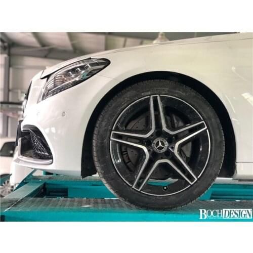 Suitable For c W205 Grade C200 C260 C300 Upgrade C63 Amg Front Bar Middle Net Rear Lip Tail Throat Kit