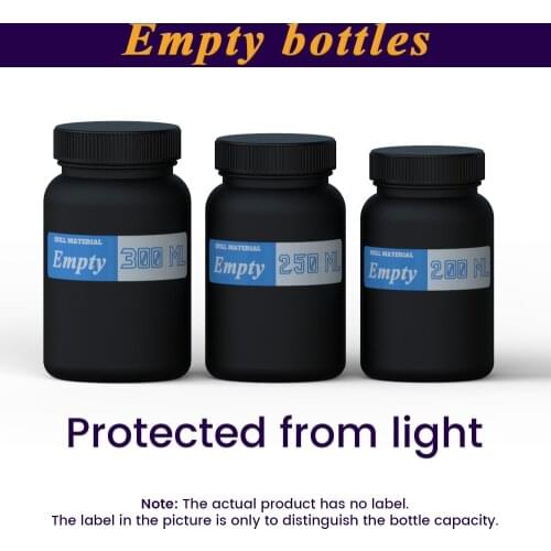 Empty Bottle Special for 3d-Printer Separate-Packaging Accessories UV Sensitive Resin 200ml 250ml