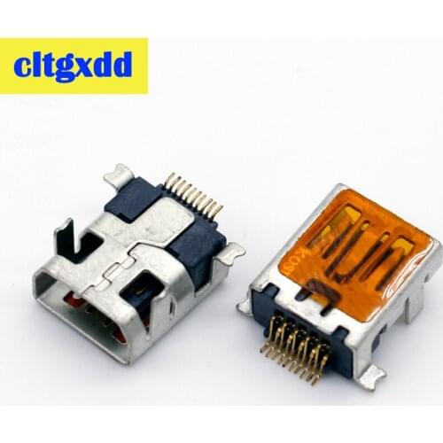 Cltgxdd V3 USB jack socket connector charging Port 10PIN Mini Female Jack For Phone/GPS/radio/Electric toy/Digital Camera