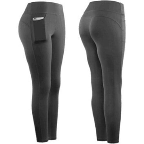 Running pants ladies sportswear fitness gym leggings high stretch sports leggings Mujer womens tight-fitting sports pants with