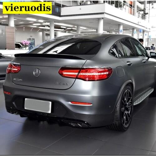 For Mercedes GLC Class Coupe GLC300 GLC250 2016-2018 spoiler For Benz GLC Coupe GLC43 GLC260 Spoiler ABS Car Rear Wing Spoiler