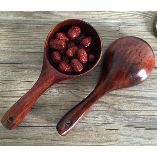 Vintage rice spoon, wooden spoon, mixing spoon, kitchen spoon, wooden spoon