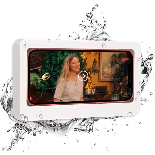 Phone Holder Waterproof Case Box All Covered Phone Storage Box Self-adhesive Touch Screen Phone Shell Shower Sealing