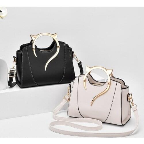 Womens Leather Shoulder Bags Handbag Portable Candy-Colored Shell Bag