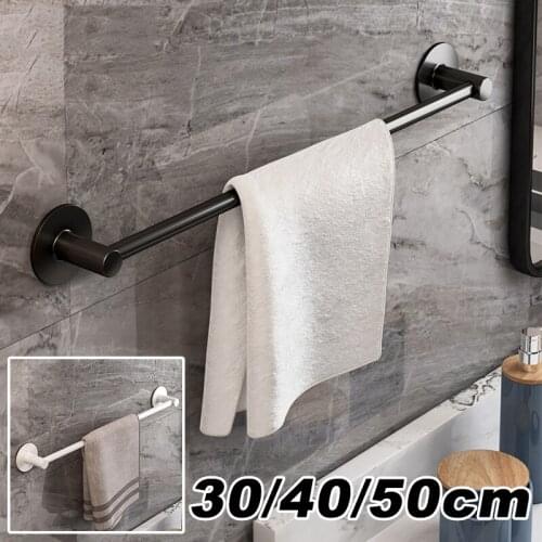 1Pc Fashion Aluminum Wall-mounted Bathroom Towel Rack Bar Kitchen Toilet Wipes Hanging Shelf