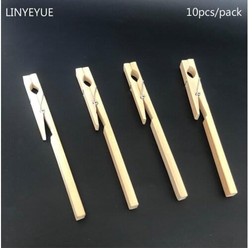 10pcs/pack Lab Wood Test Tube Holder for Diameter 9.8mm-19.7mm Glass Test tube Clamp